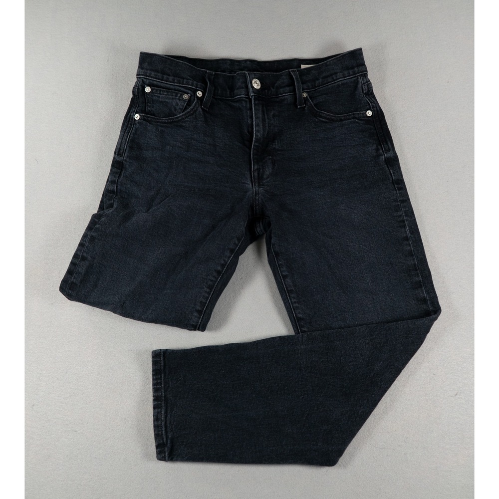 AYR The Stance Slim Straight Leg Jeans Faded Black Denim Size 27 Made in LA